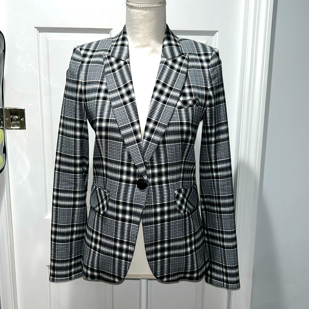 Veronica Beard plaid Dickey  jacket sz 2